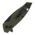Bear OPS Rancor IX Slide Lock Folding Knife (OD Green  Serrated)