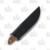 Woody Hand Made Knives Sidekick Series Modified Razor Blade Black Walnut Handle 1095 Steel