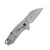 Kershaw Rate Bead Blasted 1.85in Plain Stonewash Wharncliffe KS1408