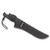 Gerber Gator Junior 10.75in Sawback Machete Black Fixed Blade with Sheath