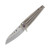 Medford Nosferatu Flipper 3.5in Tumbled Spear Point Blade Flamed 