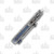 Olamic Appetizer A116 1.75in Satin XHP Kiridashi Frosty Titanium/Blue Hardware