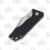Something Obscene Mini J Cape Folding Knife 3in Plain Satin Clip Point 5