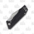 Something Obscene Mini J Cape Folding Knife 3in Plain Satin Clip Point 6