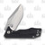Something Obscene Mini J Cape Folding Knife 3in Plain Satin Clip Point 4