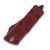 Microtech Mini Troodon Hellhound Out-the-Front Automatic Knife (T/E Stonewash | Merlot)