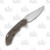 Olamic Wayfarer 247 Folding Knife T-110B Bowie (Kinetic Earth  Matte Bronze)