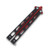 Bear & Son 5" Butterfly Knife Red Widow Drop Point Black BRW115B
