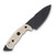 Fobos Alaris 3V Fixed Blade Ivory/Black 5" Black