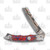 Vallotton Crescent Razor Dual Action Auto/Manual Knife (Dichrolam  Baker Forge Damascus)