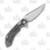 Olamic Wayfarer 247 Folding Knife T-108B Bowie (Dark Wash  Satin Wave)