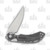 Olamic Wayfarer 247 Folding Knife T-108B Bowie (Dark Wash  Satin Wave)