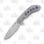 Olamic Wayfarer 247 Folding Knife T-119P Purist (Light Blast  Blue)
