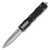 Microtech Dirac Delta Out-The-Front Automatic Knife (D/E Stonewash F/S | Black)