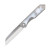 Heretic Jinn Slip Joint Folding Knife Titanium with Mother of Pearl Inlay JINNMOP