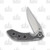 Olamic Wayfarer 247 Folding Knife 105B Bowie (Stonewash Titanium  Satin Wave)