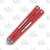 Revo Nexus Solid Red Anodization 4.5in Clip Point Butterfly Knife