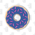 Crispy Donut Community Donut Bead (Blue PVC)