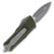 Microtech Mini Troodon Out-The-Front Automatic Knife (D/E Stonewash | OD Green)