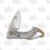 Olamic Appetizer Kiridashi Carabiner Slipjoint Folding Knife A112 (Frosty Titanium  Anodized Bronze)