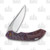 Olamic Wayfarer 247 Folding Knife 126P Purist (Scalloped Molten Brurple) 126P