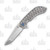 Olamic Wayfarer 247 Folding Knife 089Q Companto (Scalloped Light Blast  Matte Blue)
