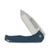 Medford Praetorian Swift FL Folding Knife 3.37in Tumbled Tanto Blue 