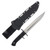 Cold Steel OSS Fighter Fixed Blade Knife 8.25in DE Satin Dagger CS39LSSC