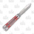 Revo Nexus Two Tone Red Anodization 4.5in Clip Point Butterfly Knife