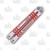 Revo Nexus Two Tone Red Anodization 4.5in Clip Point Butterfly Knife