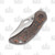 Olamic Busker Semper Framelock Folding Knife 006-S (Satin Magnacut  Copper CamoCarbon/Entropic)