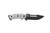 TOPS Steel Eagle Fixed Blade Survival Knife (Sawback Spine  Black Linen Micarta)