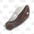 Olamic Busker Largo Framelock Folding Knife 019-L (Satin Magnacut  Copper Camo FatCarbon/Antique Entropic)