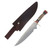 Frost Trophy Stag and Stacked Leather Hunter Fixed Blade Knife FRTS115