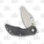 Olamic Busker Semper Framelock Folding Knife 022-S (Satin Magnacut  Dark Matter FatCarbon/Satin Titanium)
