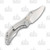 Olamic Busker Semper Framelock Folding Knife 022-S (Satin Magnacut  Dark Matter FatCarbon/Satin Titanium)