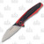 Rough Ryder Red And Black G-10 Wharncliffe Folding Knife