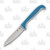 Spyderco Counter Critter Fixed Blade Knife Blue Serrated