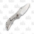 Olamic Busker Semper Framelock Folding Knife 024-S (Satin Magnacut  Copper Camo FatCarbon/Jeweled)