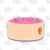 Crispy Donut Community Donut Bead (Pink PVC)