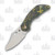Olamic Busker Semper Framelock Folding Knife 012-S (Satin Magnacut, Toxic Storm FatCarbon/Neontropic) BCF012S