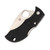 Spyderco Manbug Folding Knife 1.91in Satin Plain Wharncliffe Blade
