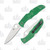 Spyderco Endura 4 Folding Knife Green FRN