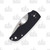 Spyderco Lil Native Slip Joint Folding Knife (Satin  Black G-10)