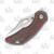 Olamic Busker Semper Framelock Folding Knife 025-S (Satin Magnacut  Lava Flow FatCarbon/Neontropic)