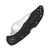Spyderco Delica 4 FRN Black Folding Knife 2.9in Partially Serrated Blade