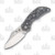 Olamic Busker Semper Framelock Folding Knife 017-S (Satin Magnacut  White Storm FatCarbon/Light Blast)