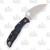 Spyderco Endela Wharncliffe Folding Knife Serrated Black