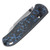 Kizer Drop Bear Azo Design Blue Fat Carbon 2.99in Plain Elmax Drop Pt