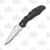 Spyderco Cara Cara 2 3.77 Inch Partially Serrated Satin Clip Point Front Open